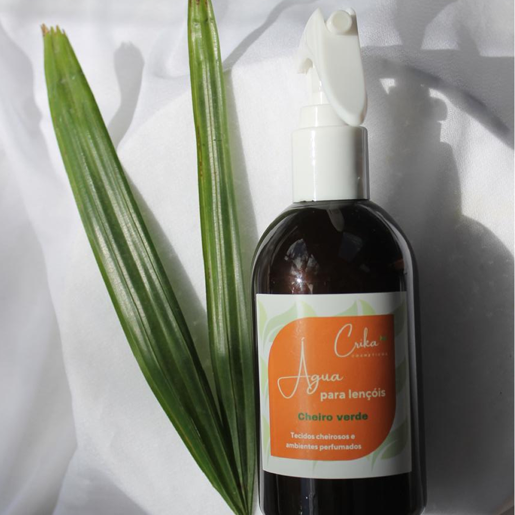 Águas para lençóis cheiro verde